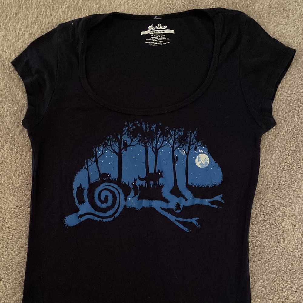 Women's Threadless Midnight Forest Tee